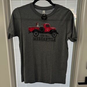 The Pioneer Woman Gray and‎ Red Kids Short Sleeve Tee